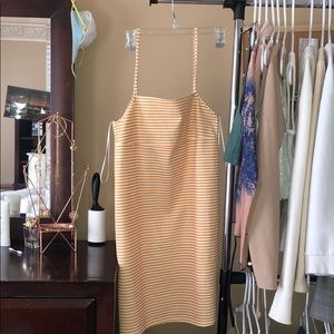 Yellow Striped Zara dress